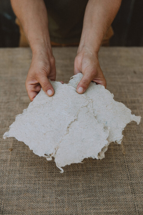 Hemp paper making online session