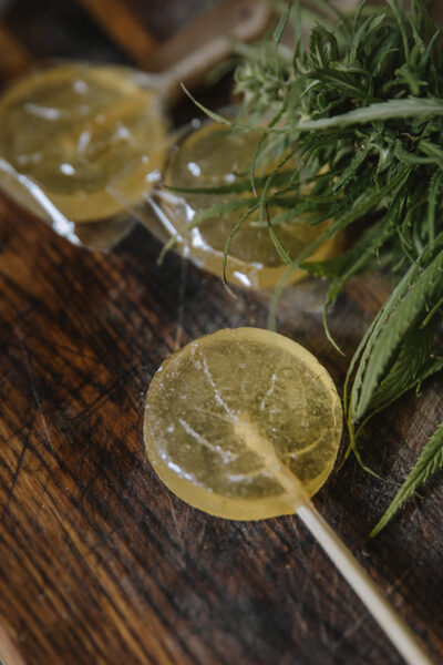 Hemp lollipops