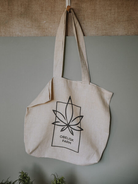 Hemp tote bag